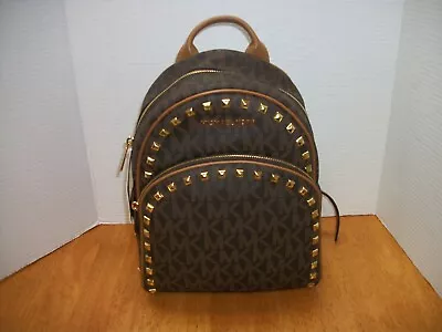 Michael Kors Abbey Studded Medium Backpack New With Tags Retail $398.00 • $95