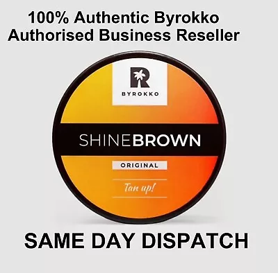 Byrokko Shine Brown Original Tan  Sunbed Cream Tanning Accelerator 210ML • £13.95