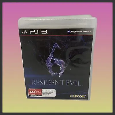RESIDENT EVIL 6 PS3 PlayStation 3 Complete PAL Game Very Good Condition FREEPOST • $14.49