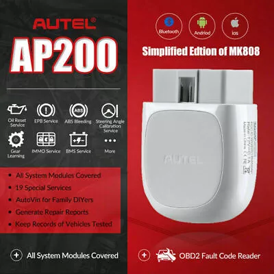 $69 • Buy ELM327 Bluetooth OBD2 OBDII Scanner Code Reader Android IOS For Mercedes Benz VW