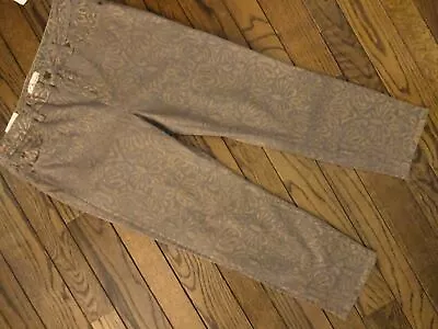 MiracleBody Taupe And Bronze Straight Denim Stretch Jeans      Size 4 • $29.99