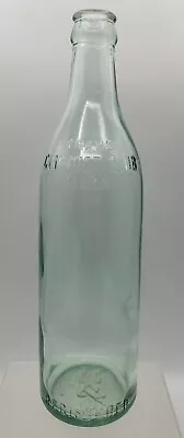 10  Vintage Clicquot Club Soda Pop Embossed Aqua Glass Bottle • $5.94