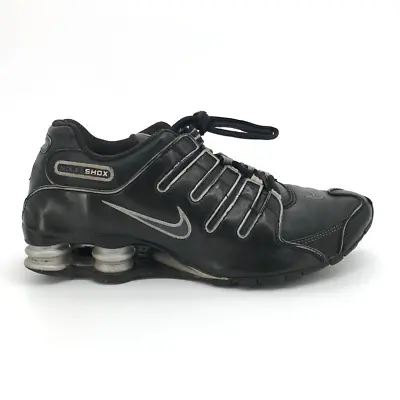 Mens 8.5 Nike Shox NZ Running Shoes Black Low Top Lace Up 366363-007 Sneakers 42 • $87.99