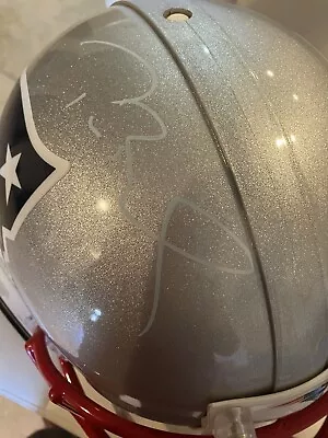 Tom BRADY AUTHENTIC Full SIZE Autograph New England PATRIOTS HELMET TriStar... • $1650