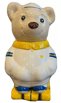 VINTAGE Metlox Bear/Teddy Bear On Roller Skates Cookie Jar • $30