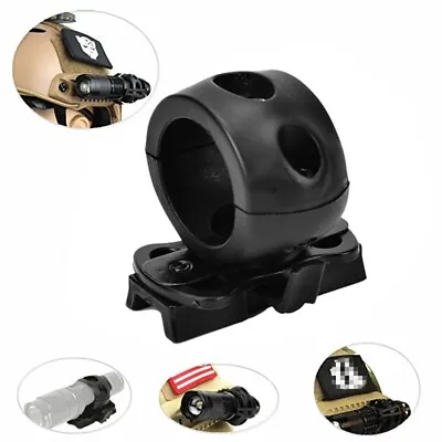 2X Universal (FAST MICH IBH Etc. With Rail Helmet) 2.5cm Diameter Black A7N9) • $12.39