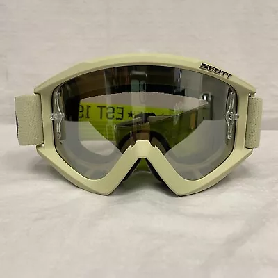 Scott MX Recoil XI Enduro Goggles Beige Frame/Beige Strap Clear - Adult • $24.95