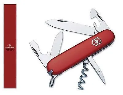 Victorinox: 1.3603 'Spartan Red' Sharpener Multipurpose 12 Management Functions • $48.80
