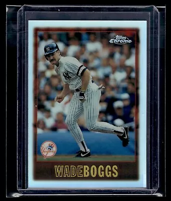 1997 Topps Chrome Refractor #4 Wade Boggs Yankees HOF • $39.99