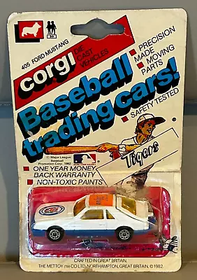 Corgi Juniors Baseball Trading Cars! Detroit Tigers Ford Mustang Cobra Batmobile • $9.99