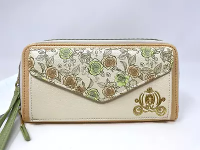 NWT Disney Cinderella Pumpkin Coach Wristlet Wallet • $27.20