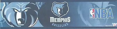 Memphis Grizzlies 12 3/4  X 3  Bumper Sticker NBA NEW Wincraft Sports • $8.99