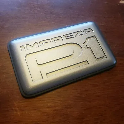 Subaru P1 Prodrive STI Replica Titanium Trunk/ Boot Badge 93-01 Impreza WRC 22B • $80