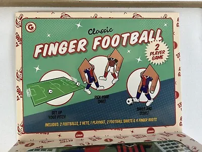 Finger Football Table Soccer Game 2 Players Family Fun Kids Adults Travel Game • £7.99