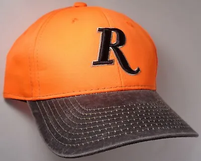 $17.95 • Buy Hat Cap Licensed Remington Blaze Orange Hunting Faded Black OC