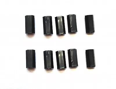 100pcs 12mm M3 Black Hex Nylon Standoff Spacer Nut • $8