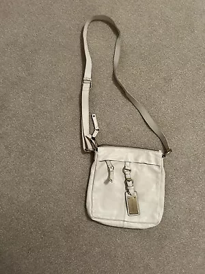 M & S Autograph Cream Cross Body Bag Long Shoulder Strap • £5.99