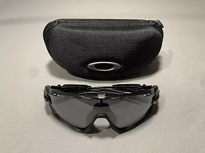 Oakley Jawbreaker Matte Black - Black Iridium Polarized - NEAR MINT • $109.99