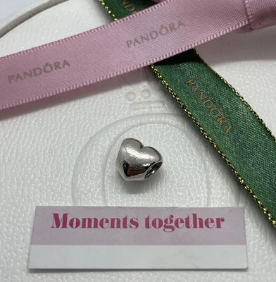 $17.80 • Buy Pandora Smooth Puffy Heart Charm 790137 Retired Authentic Ale 925