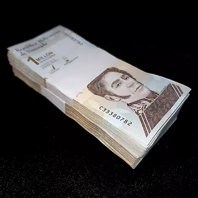200 Pcs X Venezuela 1 Million (1000000) Bolivares- CIRCULATED Banknote Bundles • $85.99