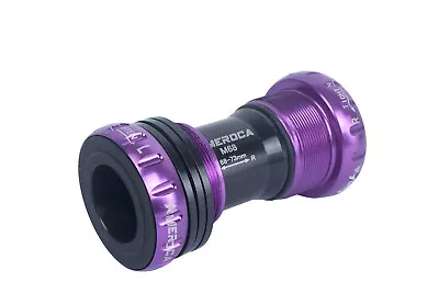 SwishTi MTB BMX Bicycle Bike Bottom Bracket Bsa 68/73mm For Shimano/Sram Purple • $19.95