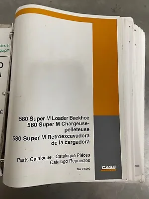 $50 • Buy Case 580 Super M Loader Backhoe Parts Catalog