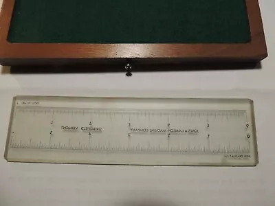 Jones And Lamson 6  Glass Comparator Scale • $25