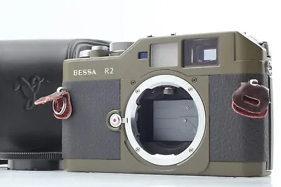 【 CLA'd N MINT 】 Voigtlander Bessa R2 Olive Rangefinder Film Camera From JAPAN • $1139.90