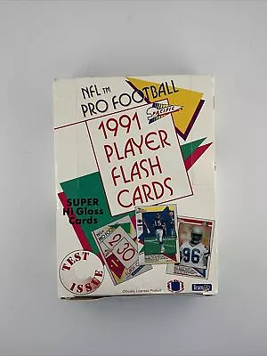 1991 Pacific Football - Nfl Player Flash Cards Hobby Box With Sealed Packs • $20