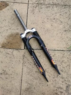 Manitou Spyder Suspension Forks 26  Vintage 90s Black V Brake • £49.50