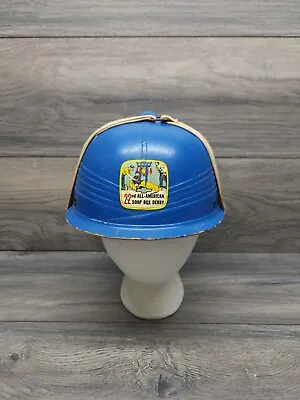 Vintage Soap Box Derby Racing Helmet 1959 Blue Strap • $45