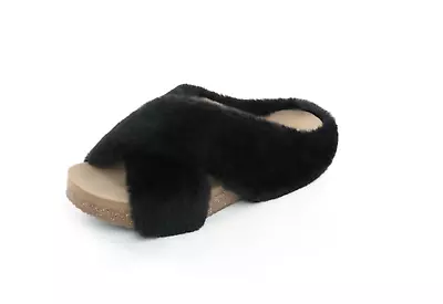 DREAM PAIRS Women Comfy Fuzzy Slide Slippers Size 10 New • $13.51