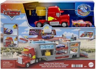 Disney Pixar Cars Color Changers Mobile Paint Shop Mack • $49.99