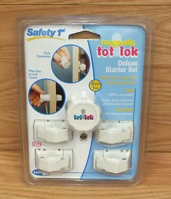 Safety 1st (71175) Magnetic Tot Lok Deluxe Starter Set *Hardware Included* 6mon+ • $22.08