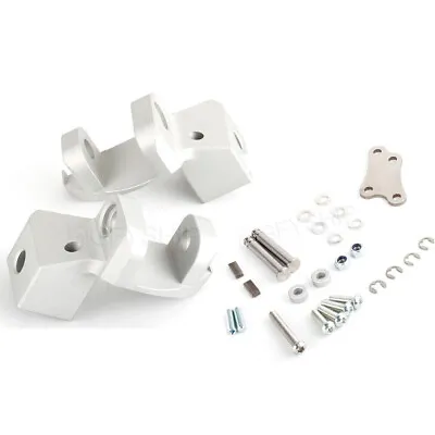 For BMW R1200RT R1250RT Rider Foot Pegs Motorcycle Footpeg Lowering Kit Front • $73.88