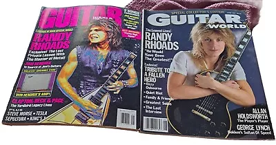 Randy Rhoads 2 Guitar World Magazines EX Condition ! • $50