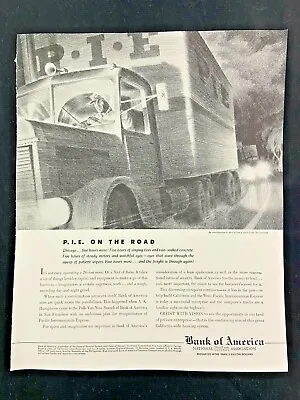 Bank Of America Magazine Ad 10.75 X 13.75 O'Keefes Crawford Watch Webster • $9.98