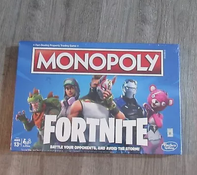 Monopoly FortNite Edition Board Game Hasbro Gaming NEW Factory Sealed • $21