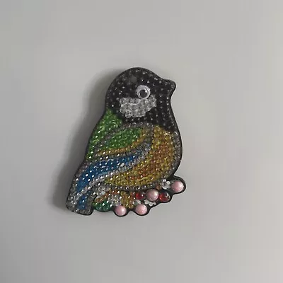 Handmade Diamond Painted Bird Fridge Magnet • £3