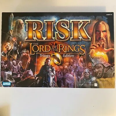 Hasbro Risk: The Lord Of The Rings Trilogy Edition Strategy Board Game W/ Ring • $26.57