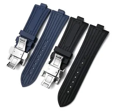 Rubber Silicone Watch Strap Bands Waterproof Sports 25mm Fit Vacheron Constantin • $38.88