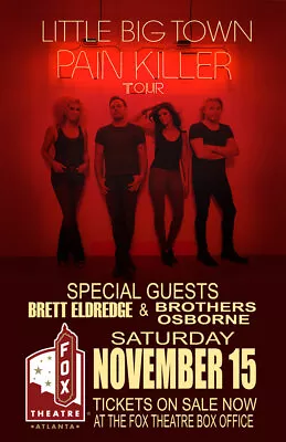 $13.99 • Buy Little Big Town Replica 2014 Concert Poster