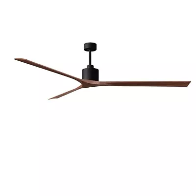 Matthews Fan Co. Nan XL 90  Ceiling Fan Black/Walnut Blades - NKXL-BK-WA-90 • $999