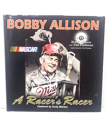 Signed 2003 Bobby Allison Book A Racer's Racer With Audio CD NASCAR • $34.99