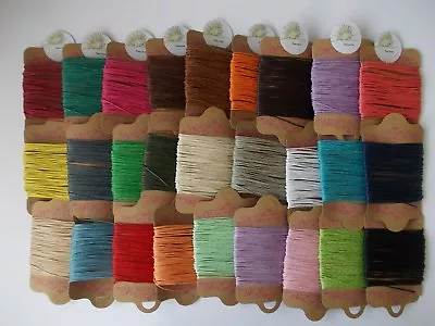 1mm Cotton Waxed Cord 10 METRES JEWELLERY STRING FOR MAKING NECKLACEBRACELET • £3.10