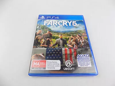 Mint Disc Playstation 4 Ps4 Far Cry 5 Farcry V Free Postage • $18.90