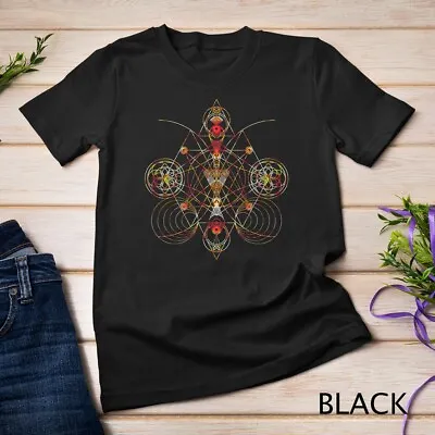 Geometric Shapes Circle Angles Pattern - Sacred Geometry T-Shirt Unisex T-shirt • $16.99