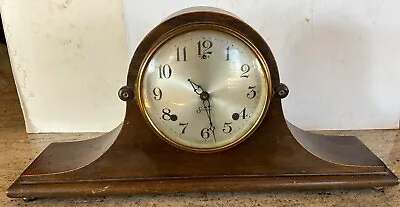 Vintage Sessions Beverly Wooden  Mantle Clock Complete W Pendulum & Key • $105