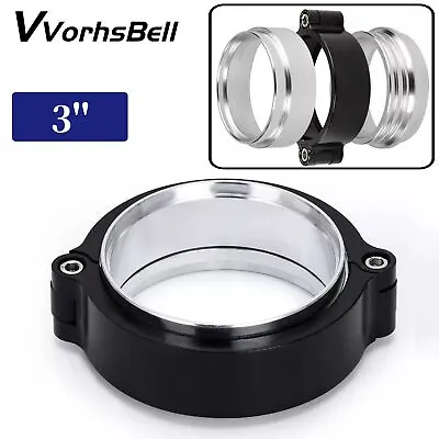 3'' 76mm Aluminum HD Clamp Intake V-band Flange For Turbo Intercooler Pipe Black • $17.48