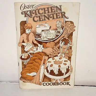 Vintage Oster Kitchen Center Food Preparation Appliance Manual & Cookbook • $14